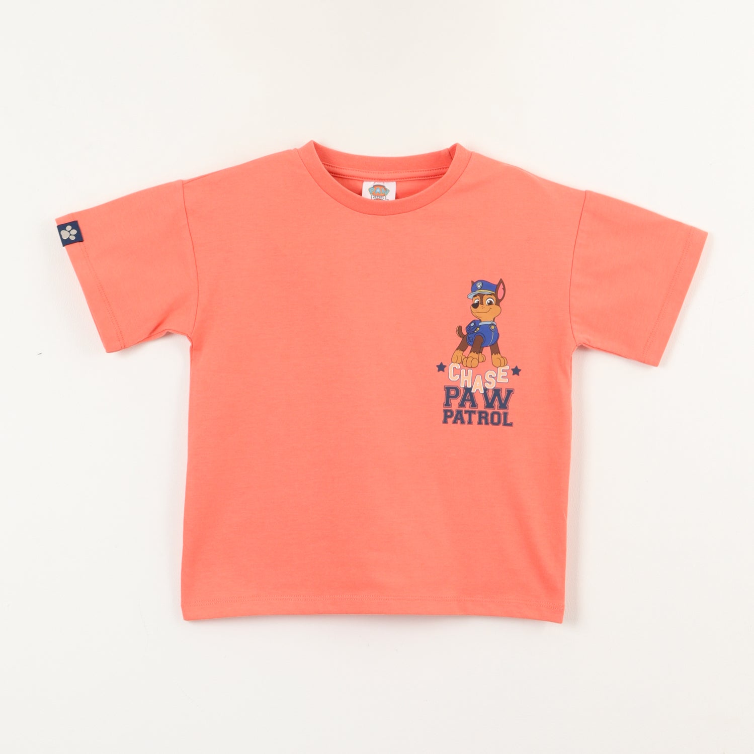 Polera Manga Corta Niño Chase Stars Naranjo Paw Patrol