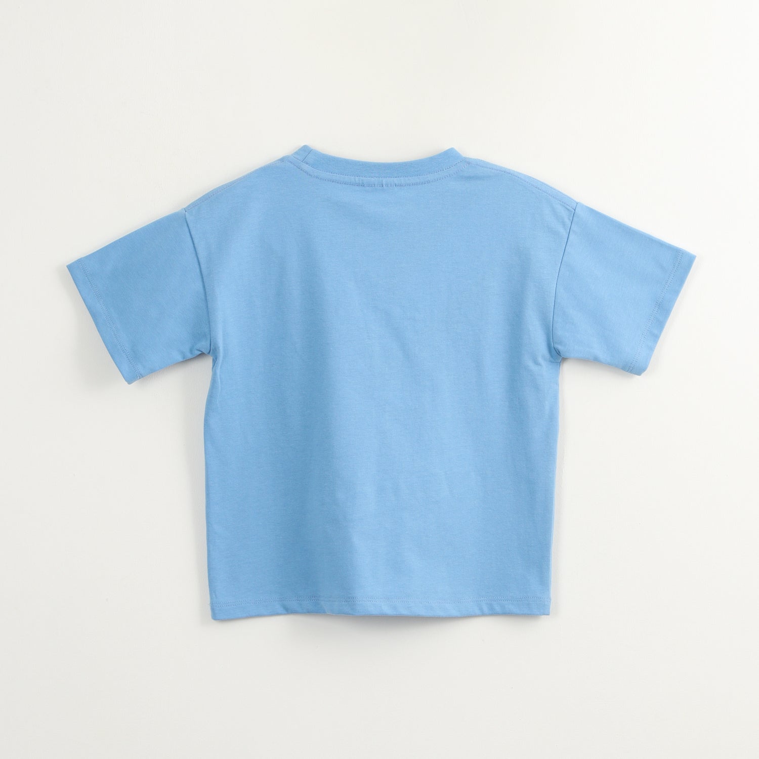 Polera Manga Corta Niño Spiderman Personajes Celeste Marvel