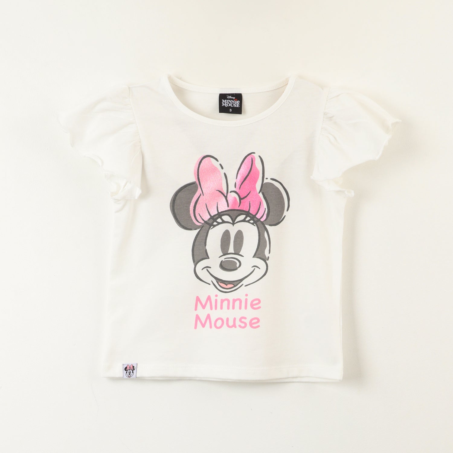 Polera Sin Mangas Niña Minnie Vuelos Blanco Disney