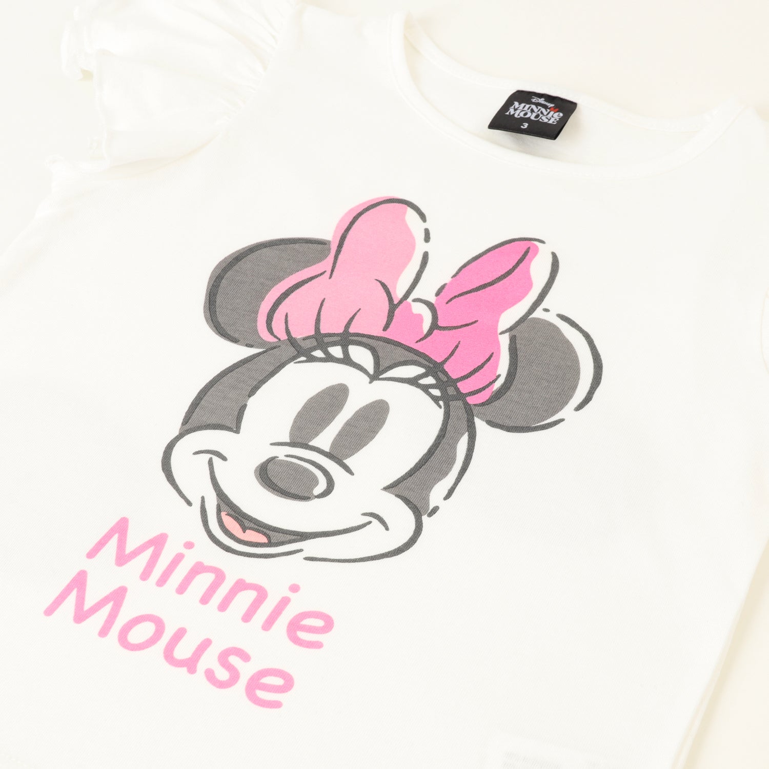 Polera Sin Mangas Niña Minnie Vuelos Blanco Disney