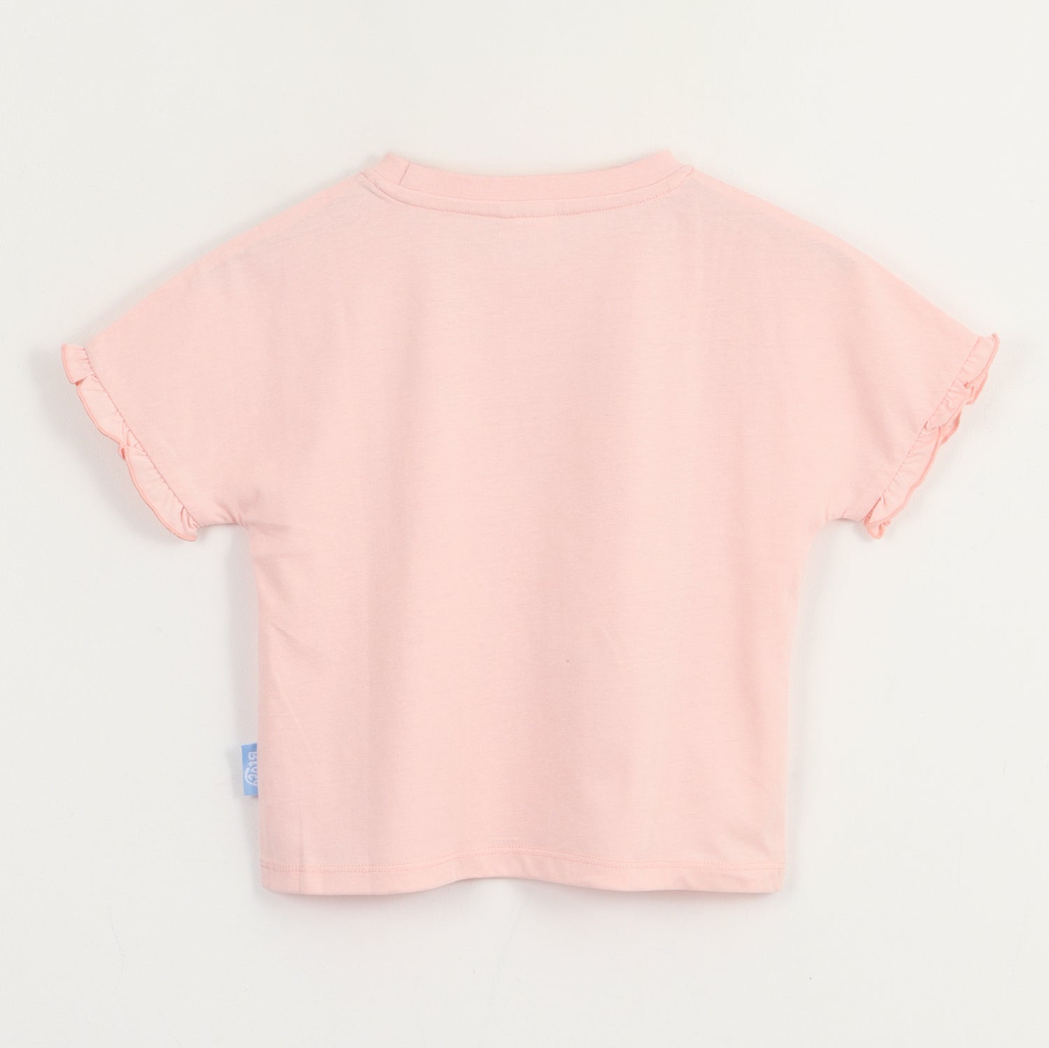 Polera Manga Corta Niña Damasco Palmeras Bluey