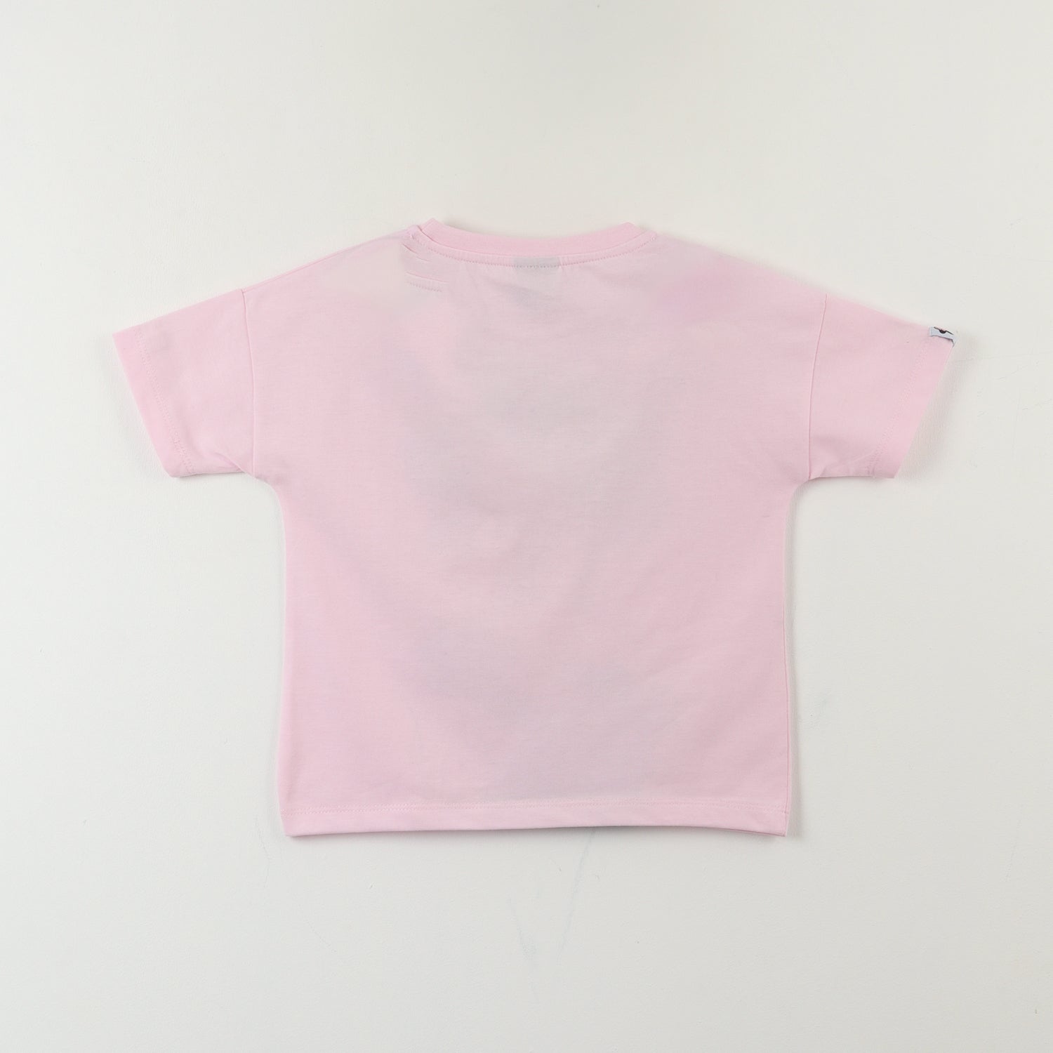 Polera Manga Corta Niña Rosado Minnie Lentejuelas Disney