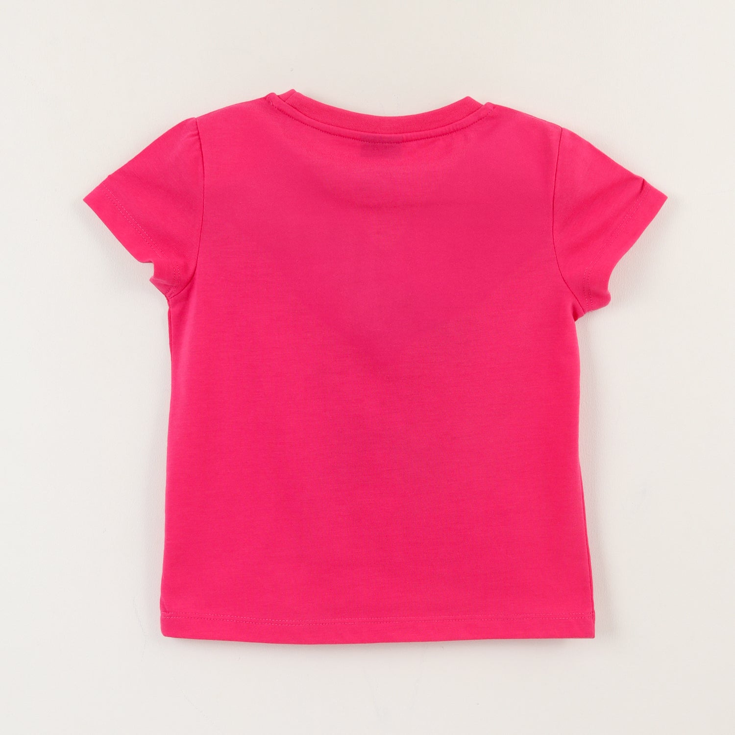 Polera Manga Corta Niña Rosado Minnie Cheek Disney