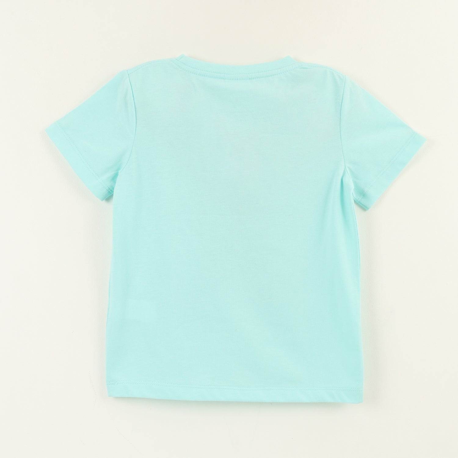 Polera Manga Corta Niño Turquesa Bluey Jump Bluey