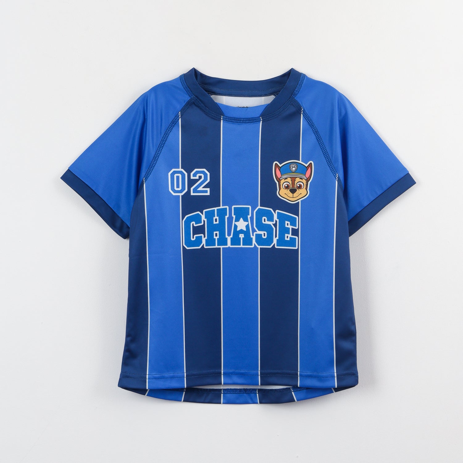 Polera Manga Corta Niño Azul Fútbol Paw Patrol