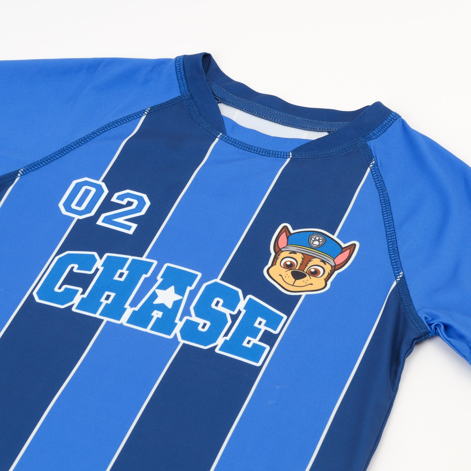 Polera Manga Corta Niño Azul Fútbol Paw Patrol