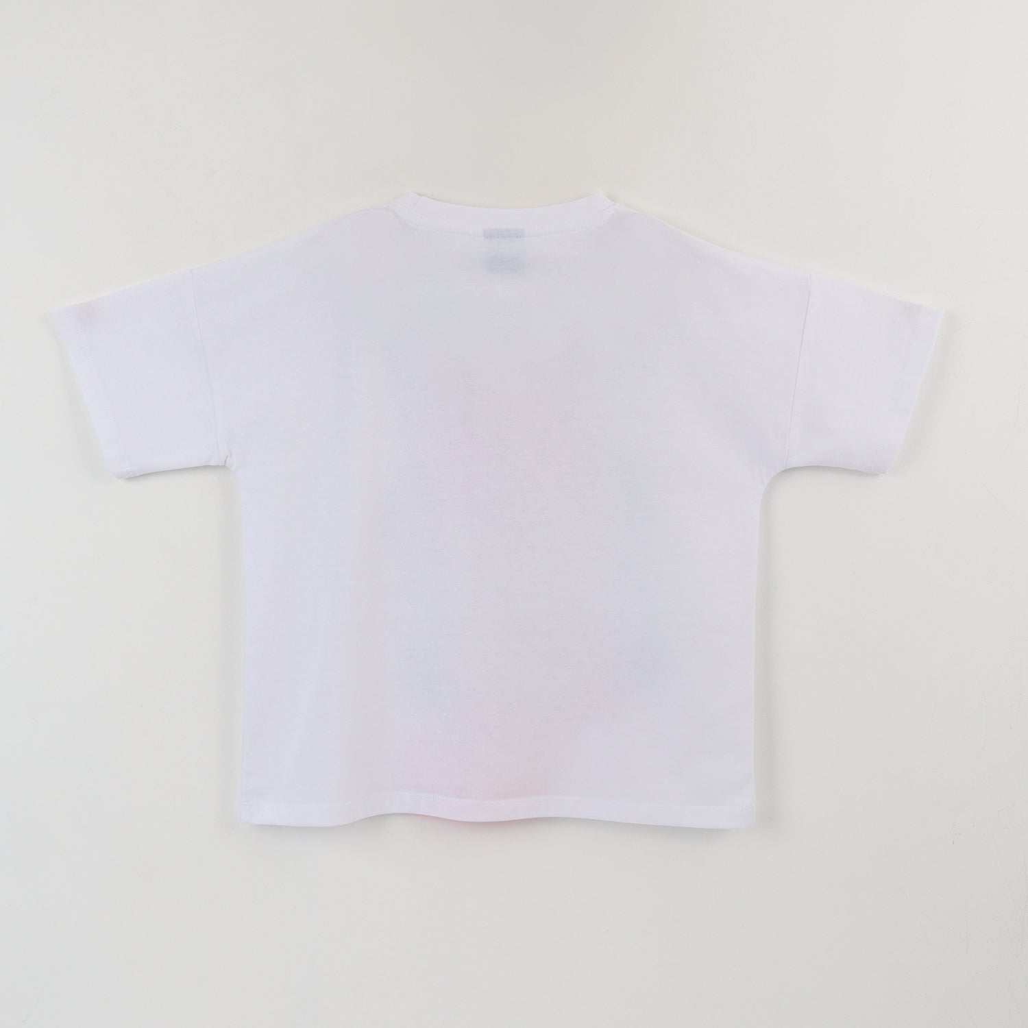 Polera Manga Corta Niña Blanco Minnie Guiño Disney