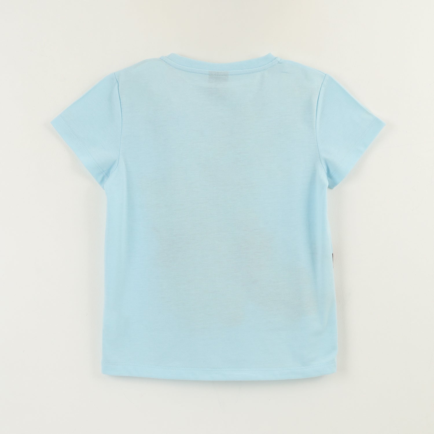 Polera Manga Corta Niña Celeste Winnie & Tiger Disney