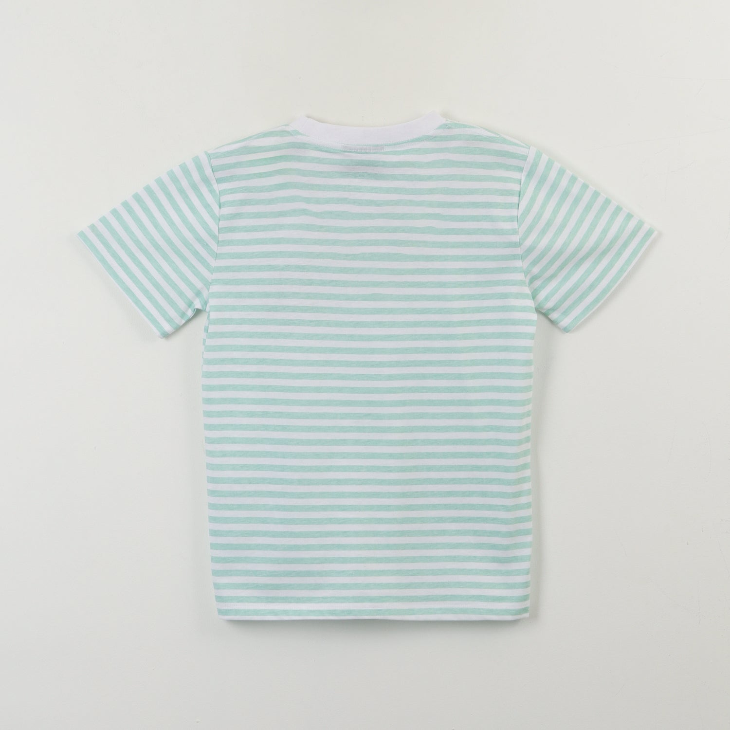 Polera Manga Corta Niño Verde Rayas Creeper Minecraft