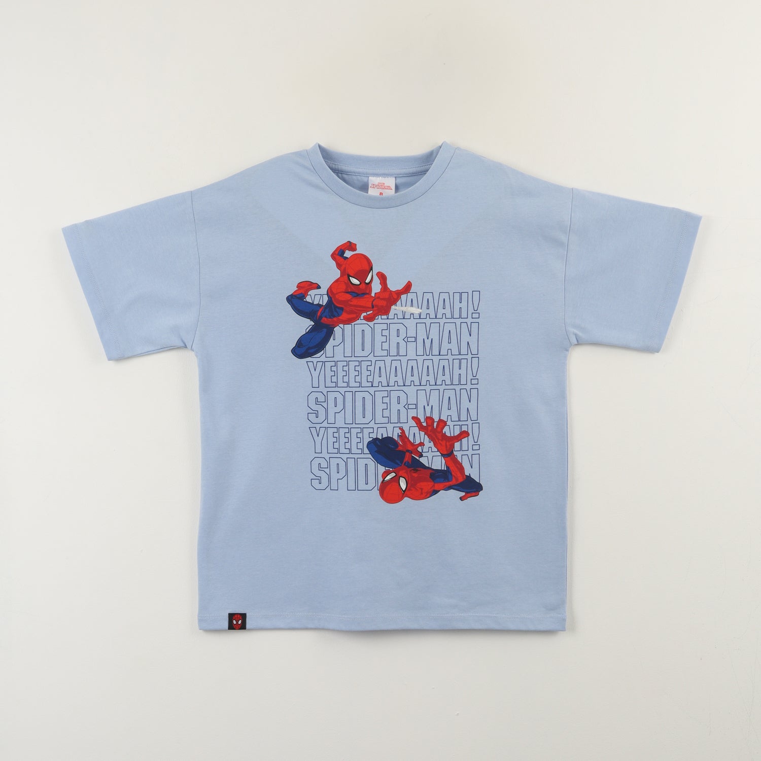 Polera Manga Corta Niño Azul Spiderman Jump Marvel