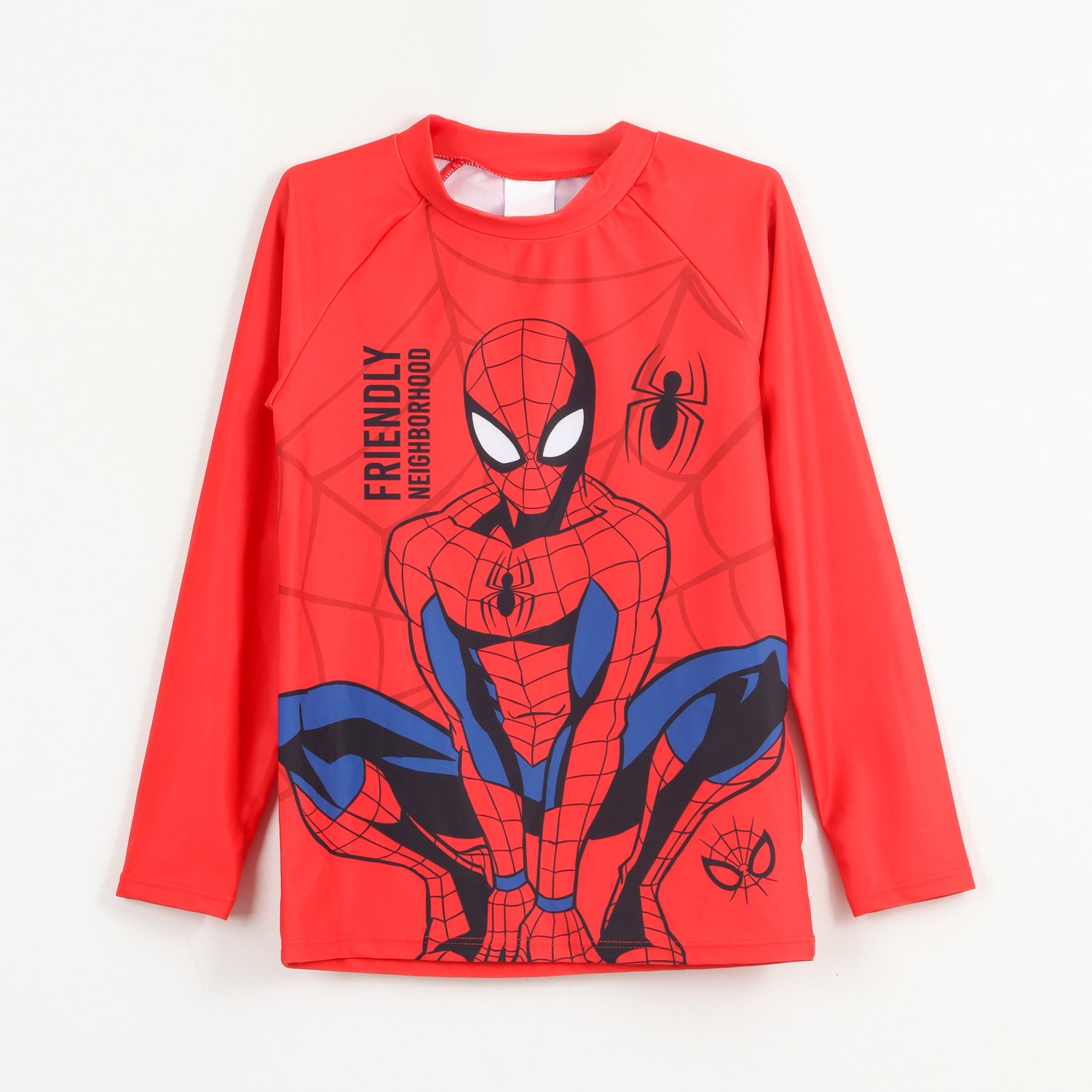 Polera UV Niño Rojo Personaje Spiderman Marvel