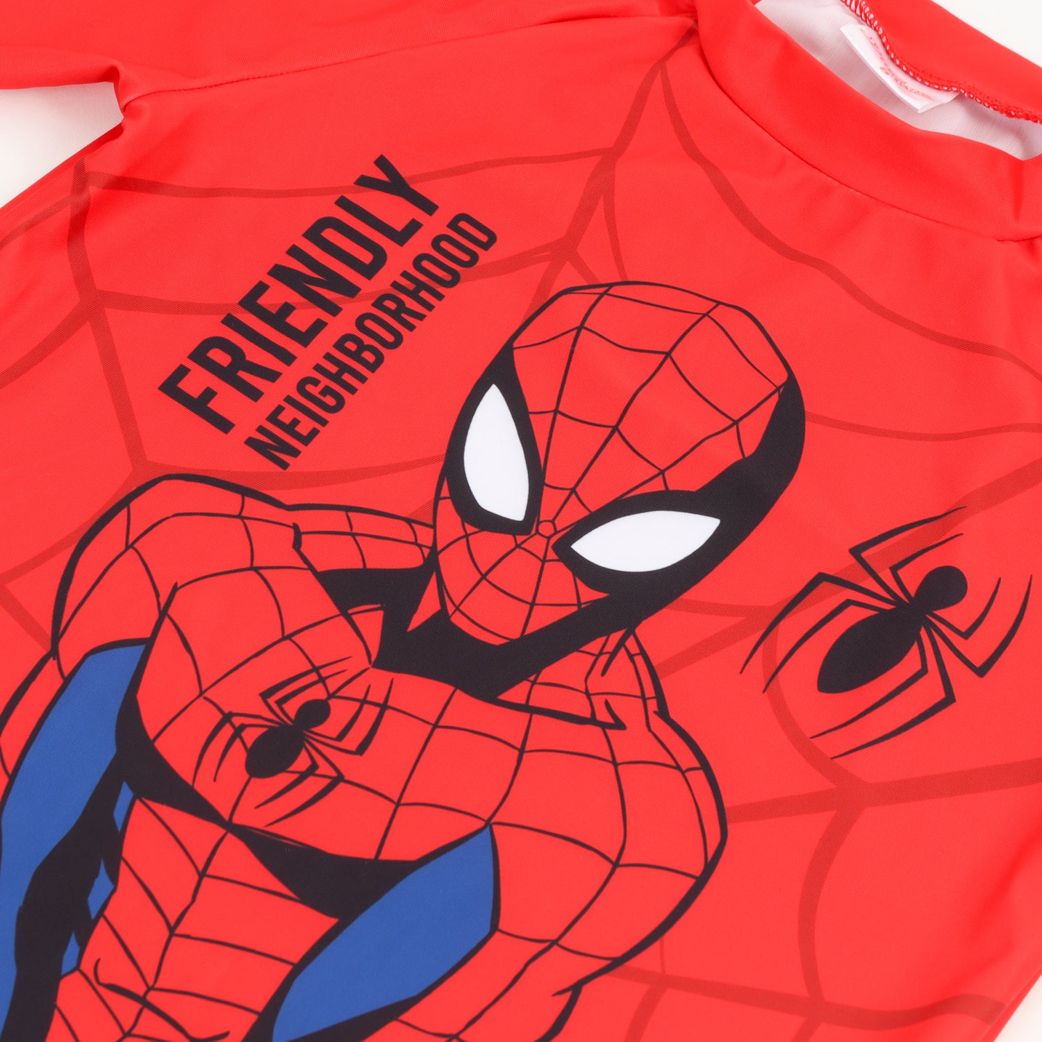 Polera UV Niño Rojo Personaje Spiderman Marvel