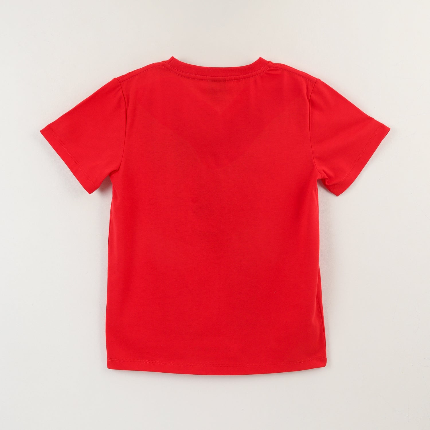 Polera Manga Corta Niño Rojo Mickey Mouse Face Disney