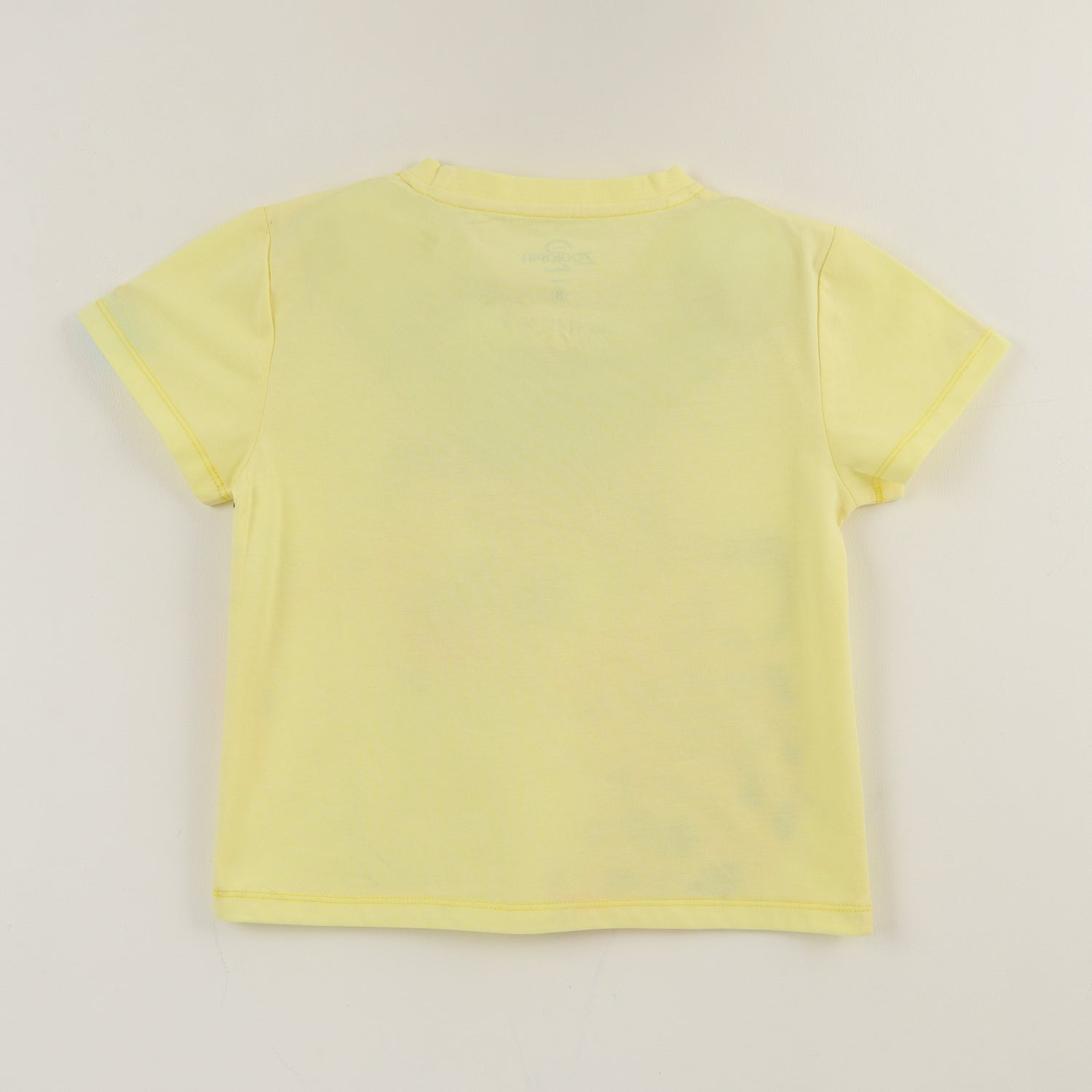 Polera Manga Corta Niña Amarillo Benjamin Zootopia Disney