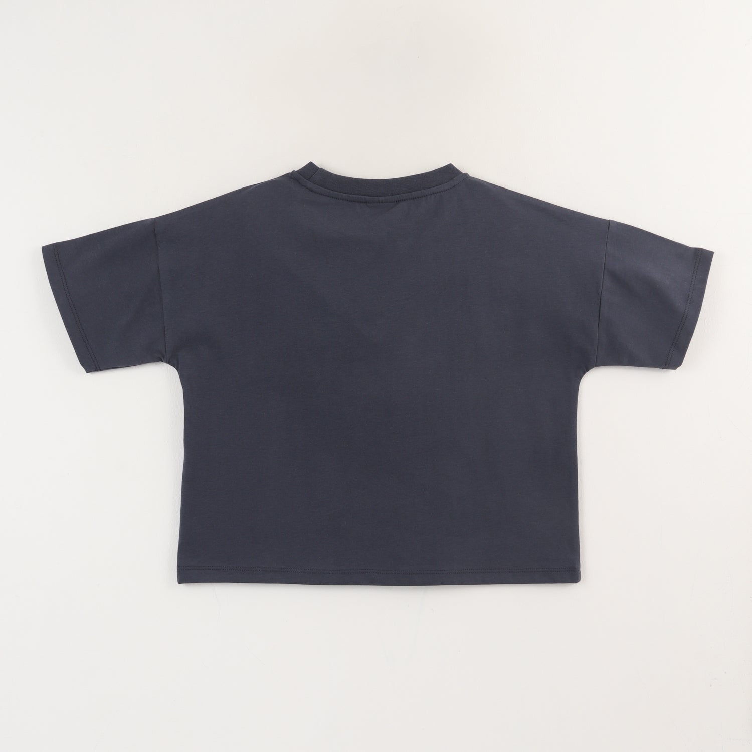 Polera Manga Corta Niña Negro Stitch Dance Disney