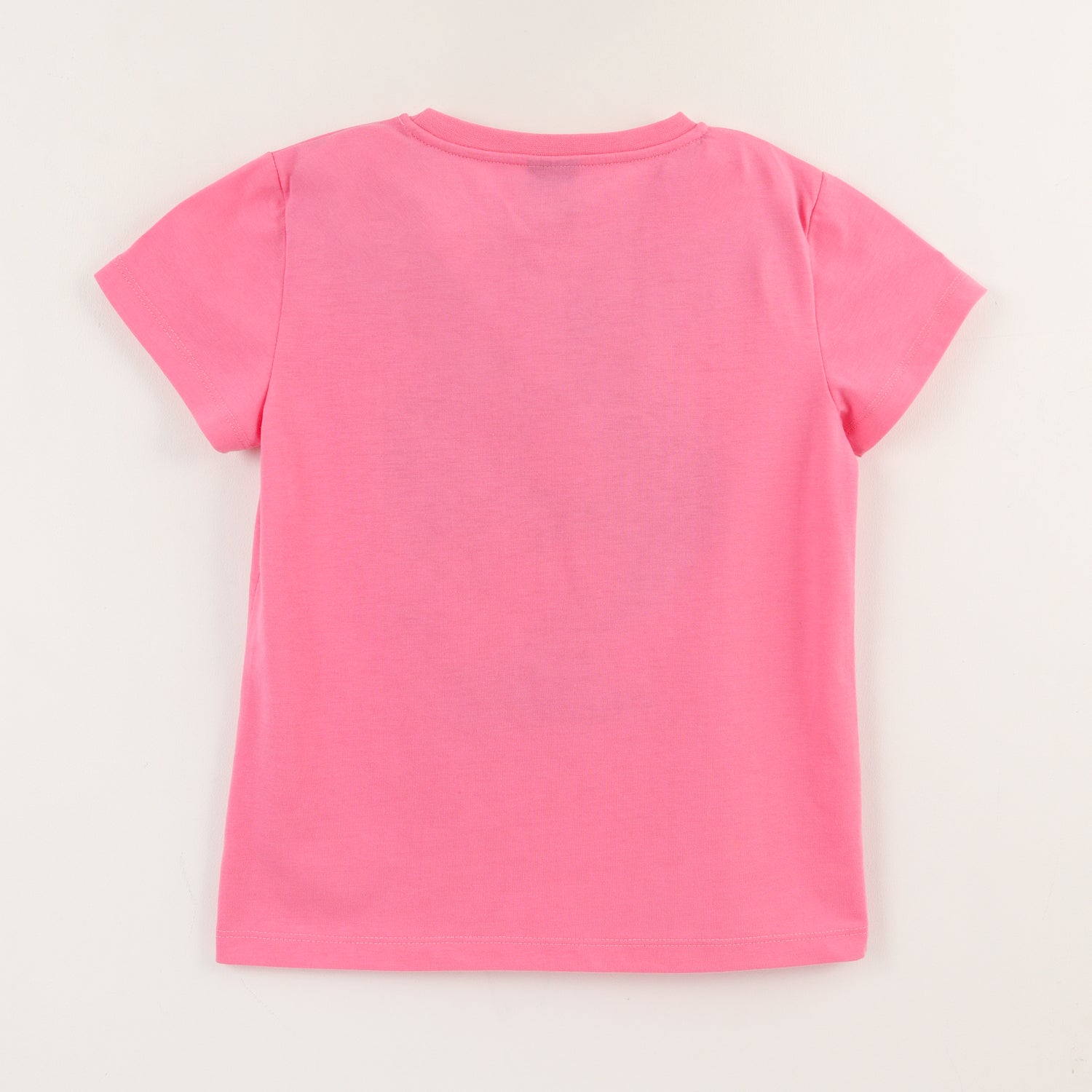 Polera Manga Corta Niña Rosado Minnie Mouse Disney