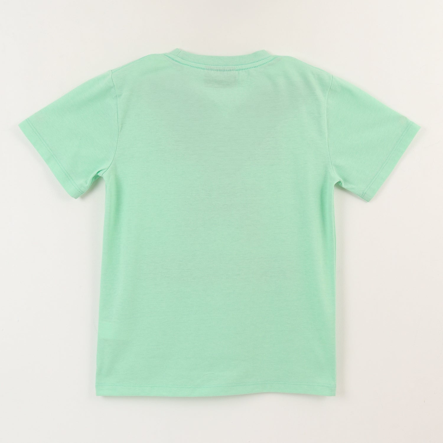 Polera Manga Corta Niño Verde Creeper Face Minecraft