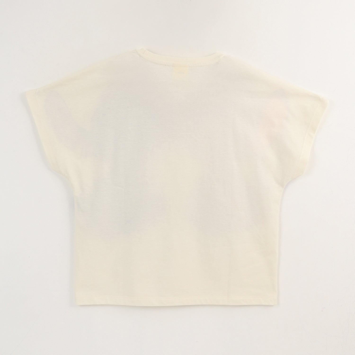 Polera Manga Corta Niña Amarillo Lilo & Stitch Disney