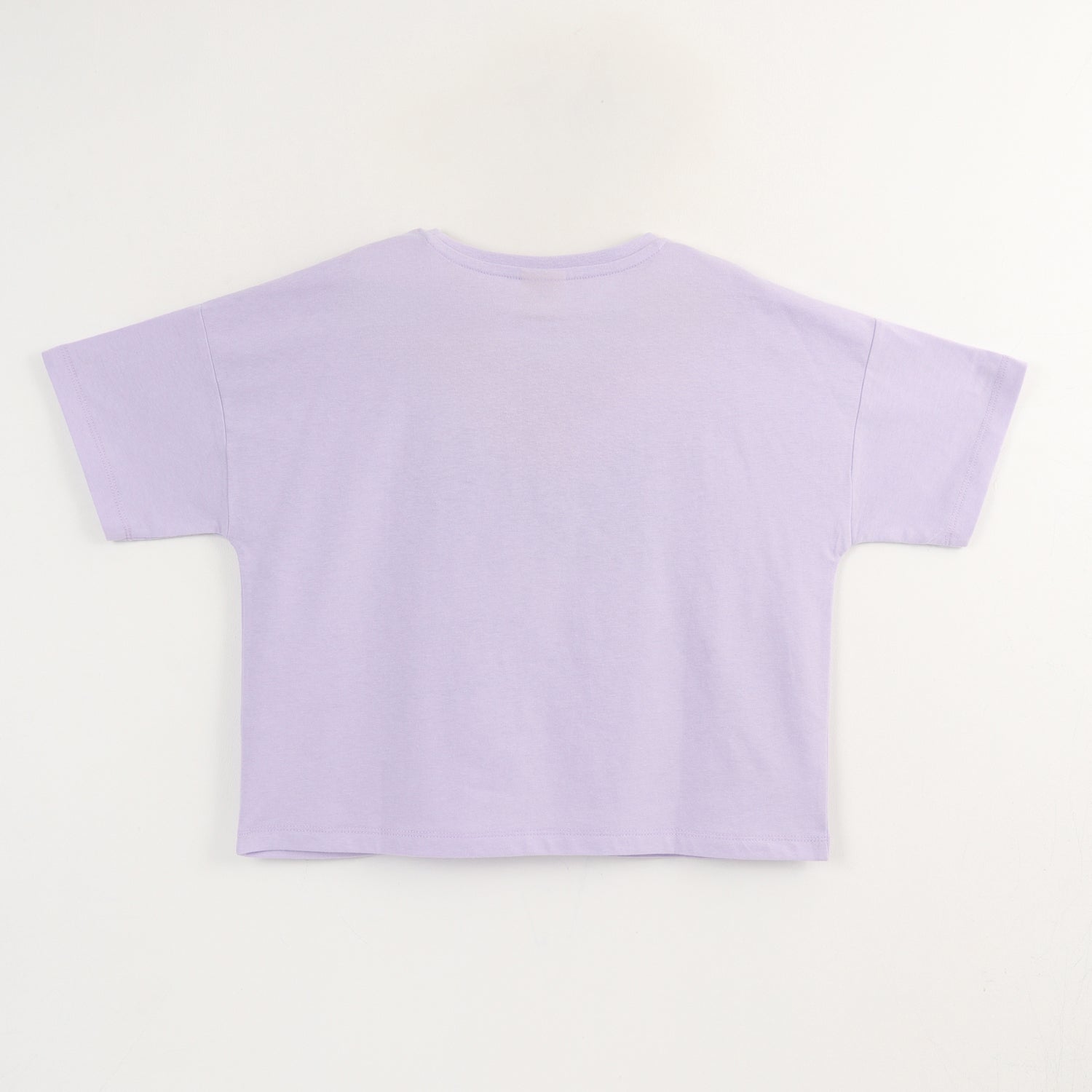 Polera Manga Corta Niña Lila Lilo & Stitch Disney