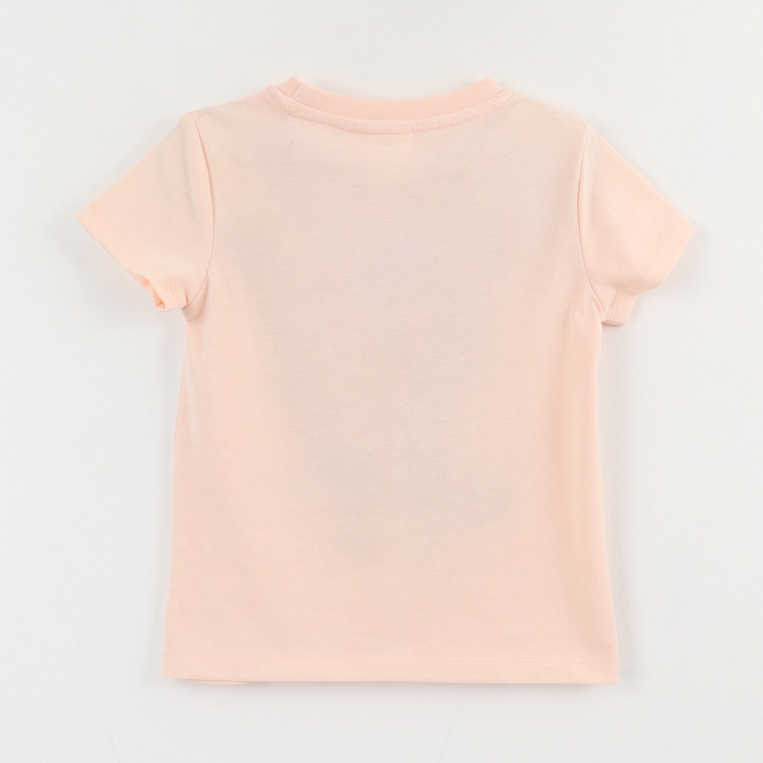 Polera Manga Corta Niña Naranjo Musica Bluey