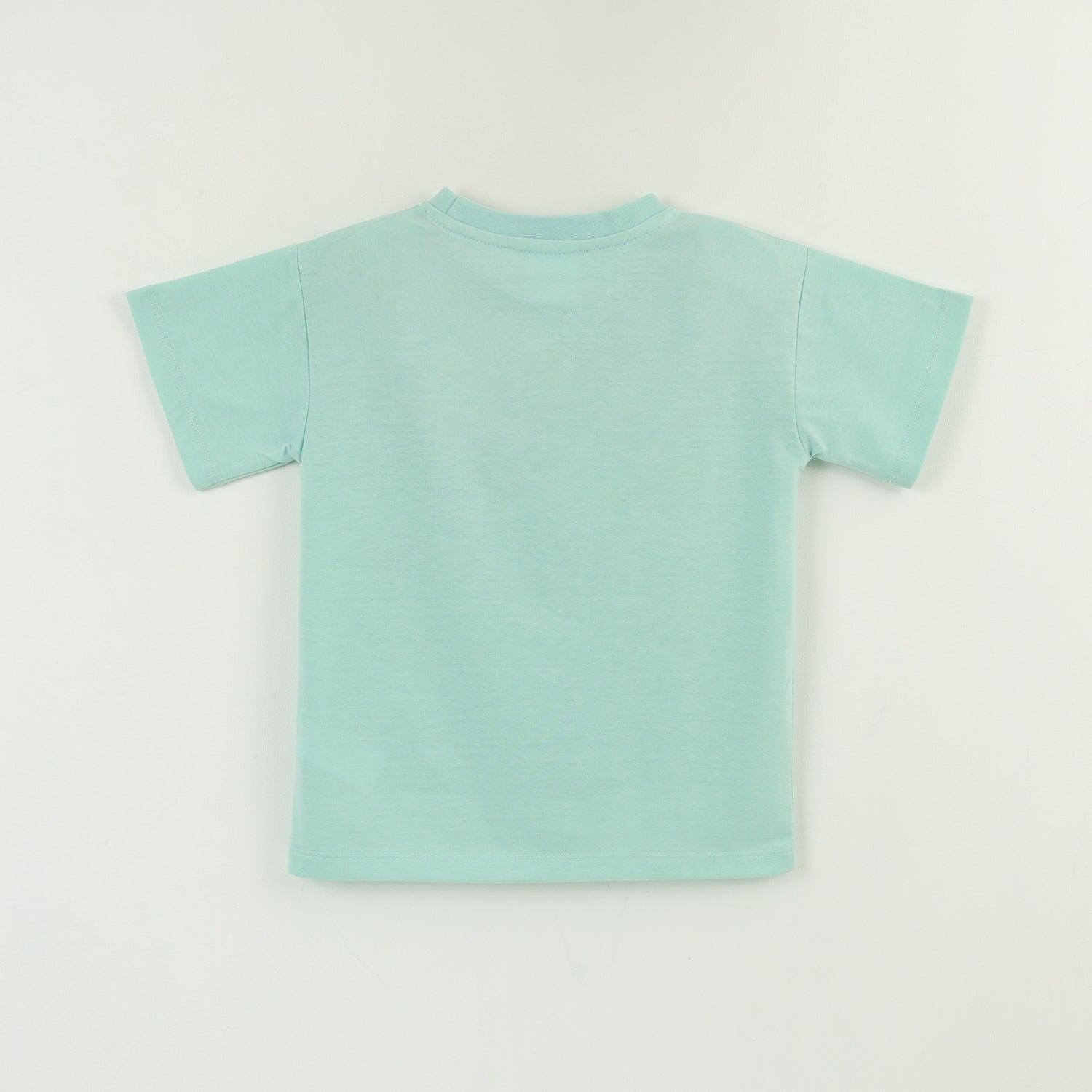 Polera Manga Corta Niño Verde Comiendo Bluey