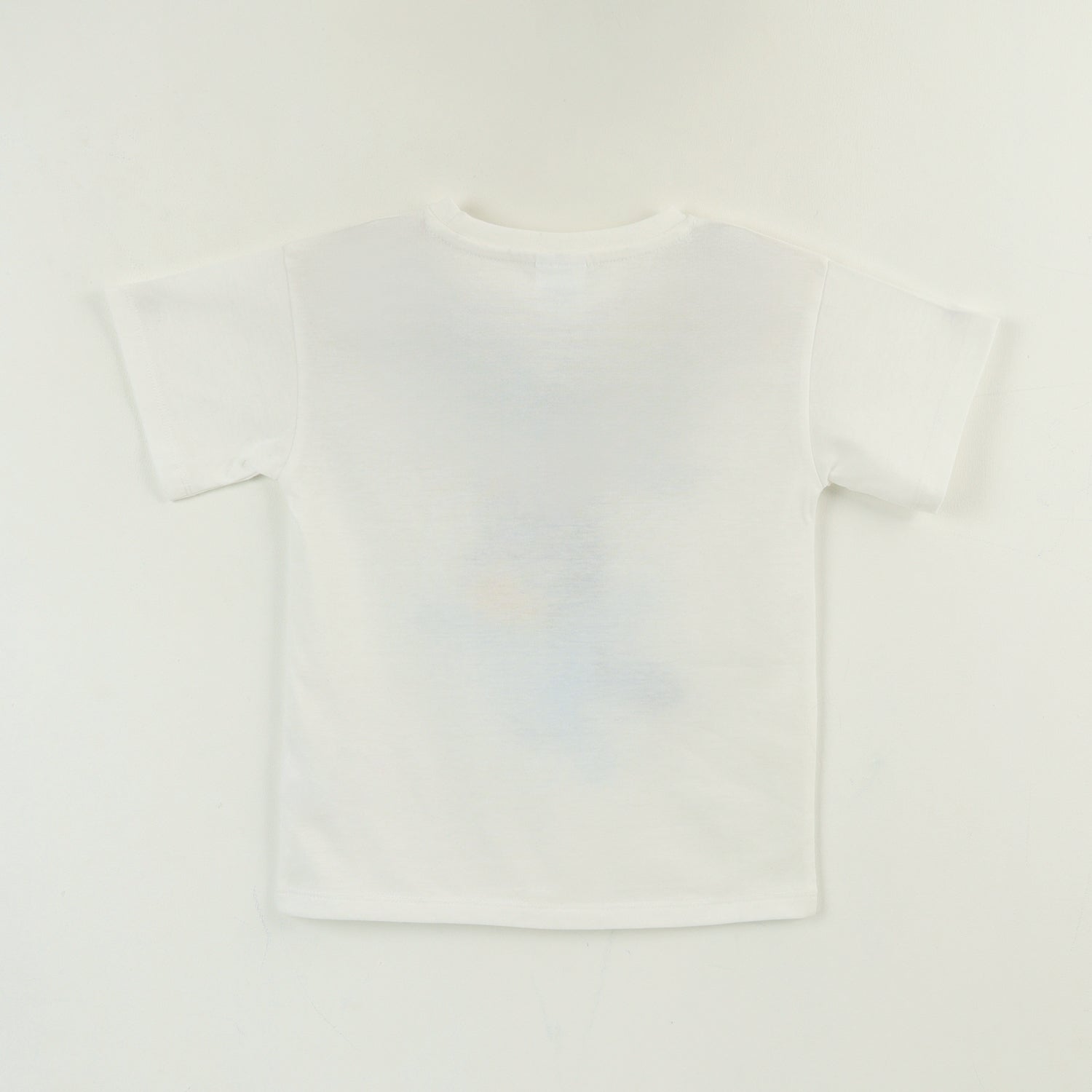 Polera Manga Corta Niño Blanco Jumping Bluey