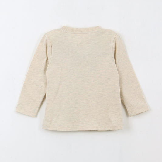 Polera Manga Larga Niña Jugando Beige Coco & Bluey - Poleras Chile | The Brands Club cl