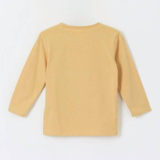Polera Manga Larga Niño Jugando Amarillo Friends & Bluey - Poleras Chile | The Brands Club cl