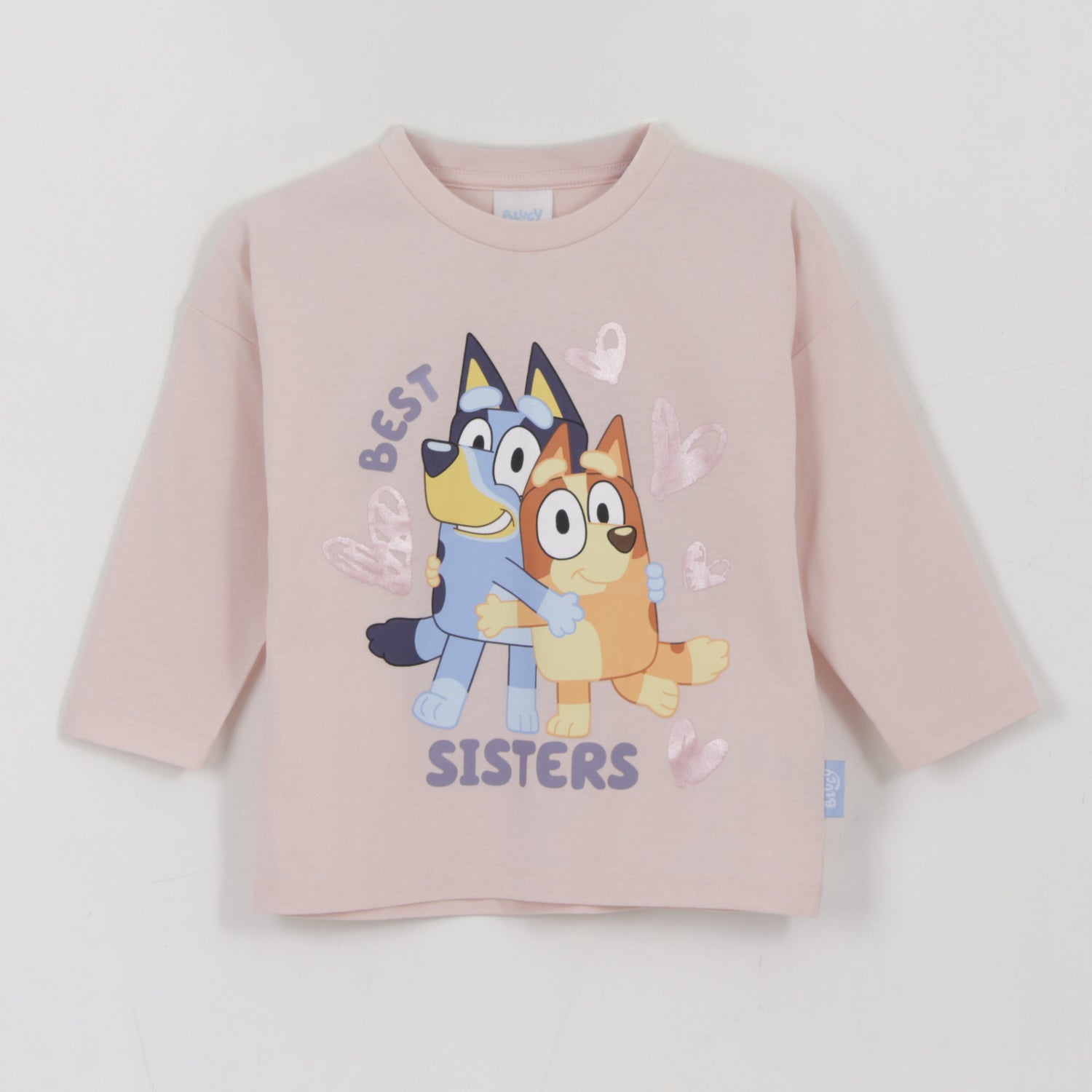 Polera Manga Larga Niña Best Sisters Beige Bingo & Bluey - Poleras Chile | The Brands Club cl