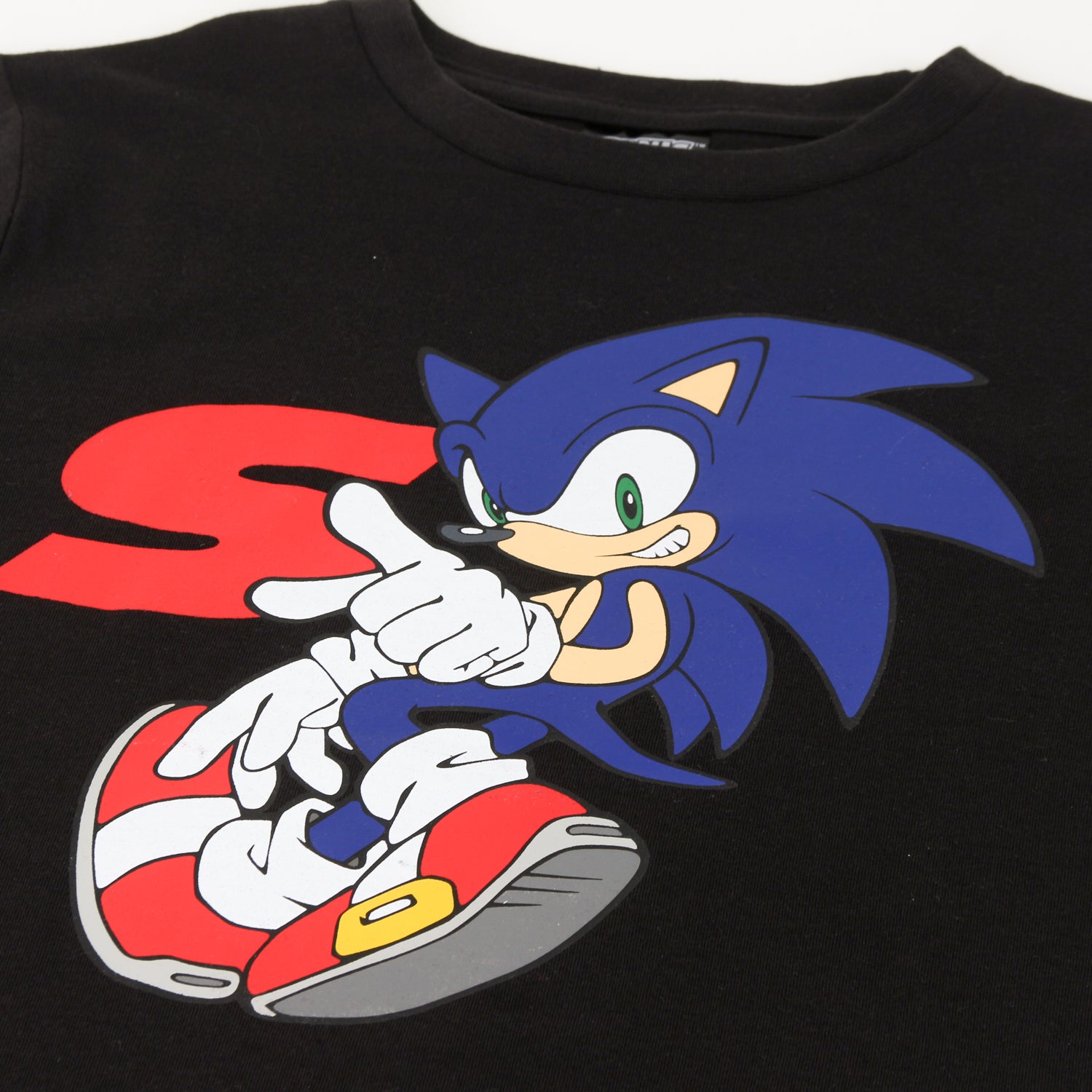 Polera Manga Larga Niño Personaje Negro Sonic - Poleras Chile | The Brands Club cl