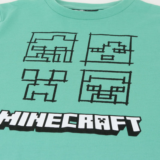 Polera Manga Larga Niño Personajes Verde Minecraft - Poleras Chile | The Brands Club cl