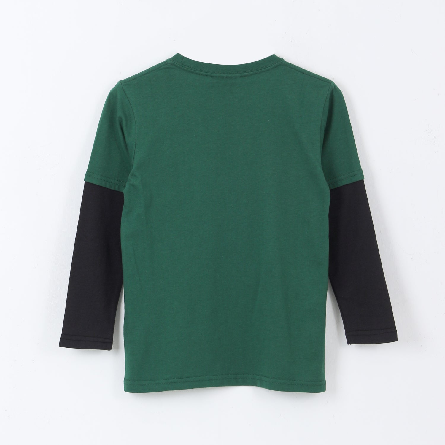Polera Doble Manga Niño Creeper Verde Minecraft - Poleras Chile | The Brands Club cl