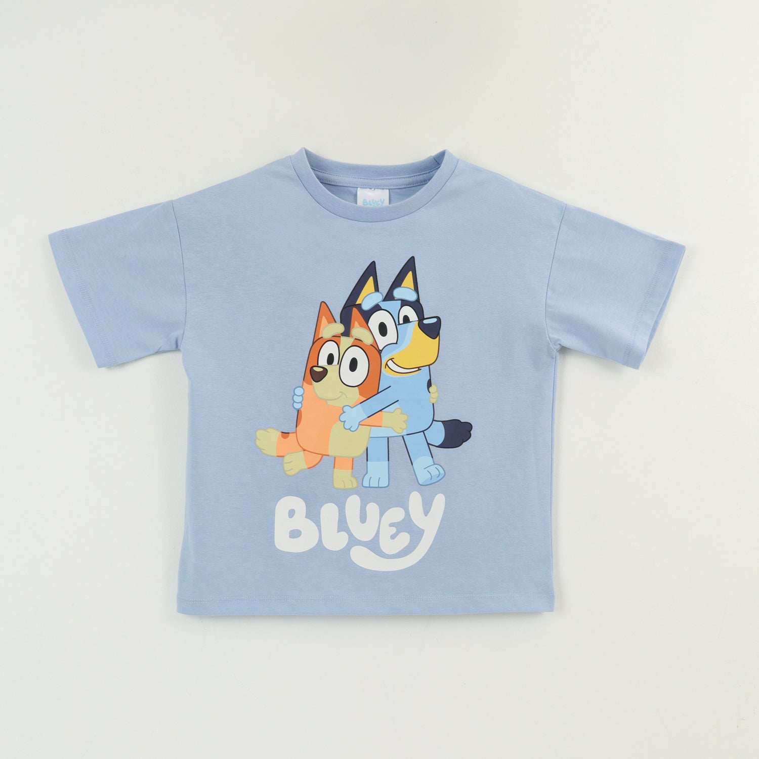 Polera Manga Corta Niño Azul Bingo & Bluey - Poleras Chile | The Brands Club cl