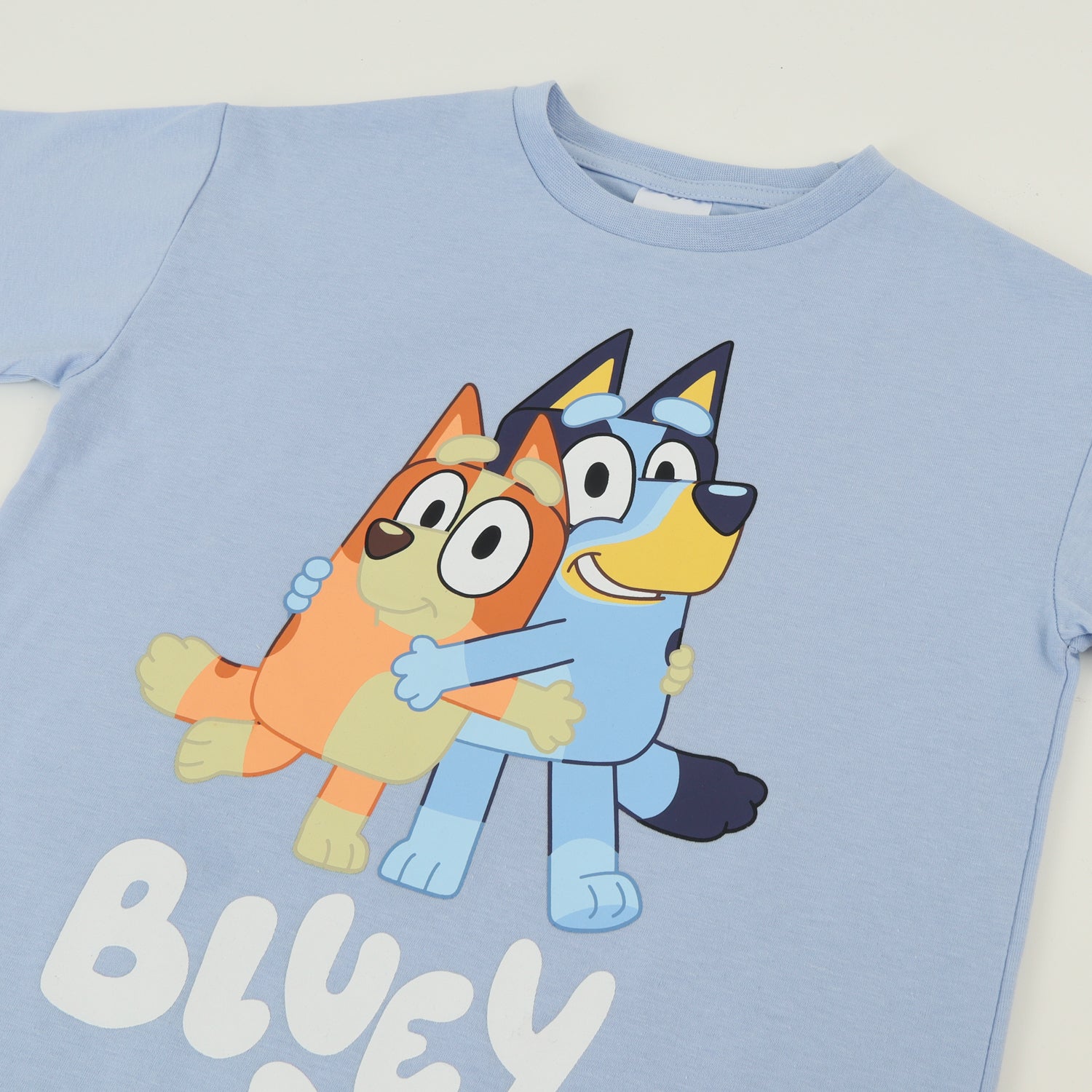 Polera Manga Corta Niño Azul Bingo & Bluey