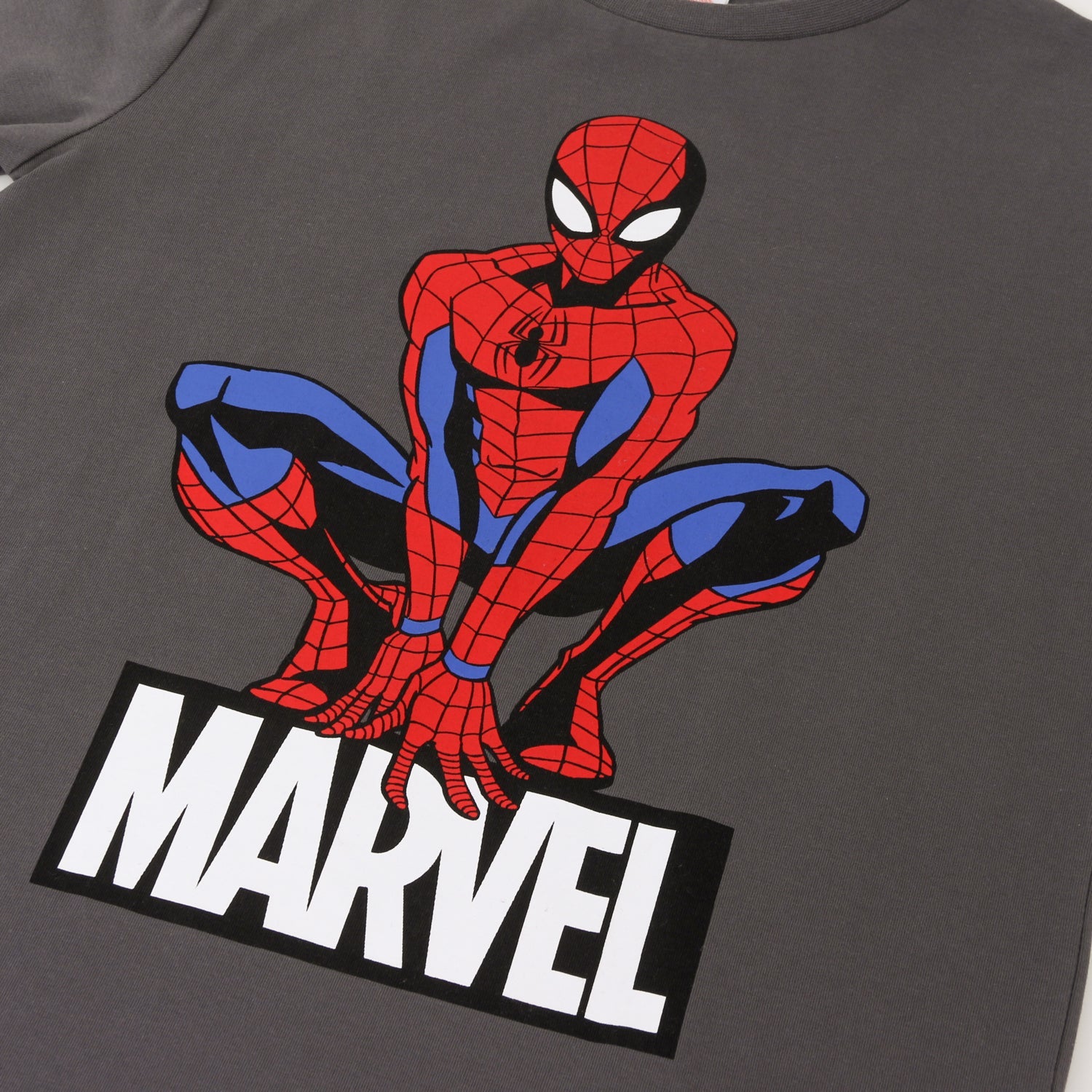 Polera Manga Larga Niño Spiderman Pose Gris Marvel - Poleras Chile | The Brands Club cl