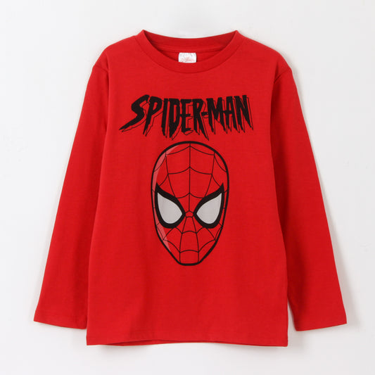 Polera Manga Larga Niño Spiderman Pose Gris Marvel - Poleras Chile | The Brands Club cl