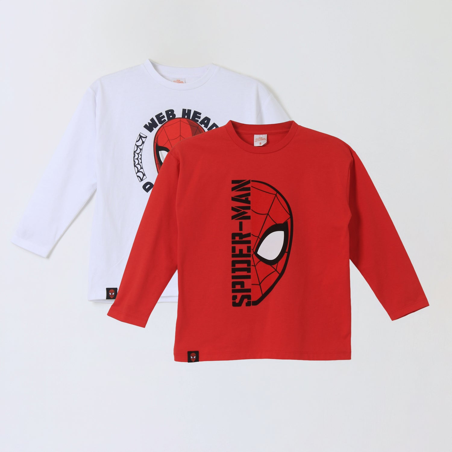 Bipack Polera Manga Larga Niño Spiderman Rojo Marvel - Poleras Chile | The Brands Club cl