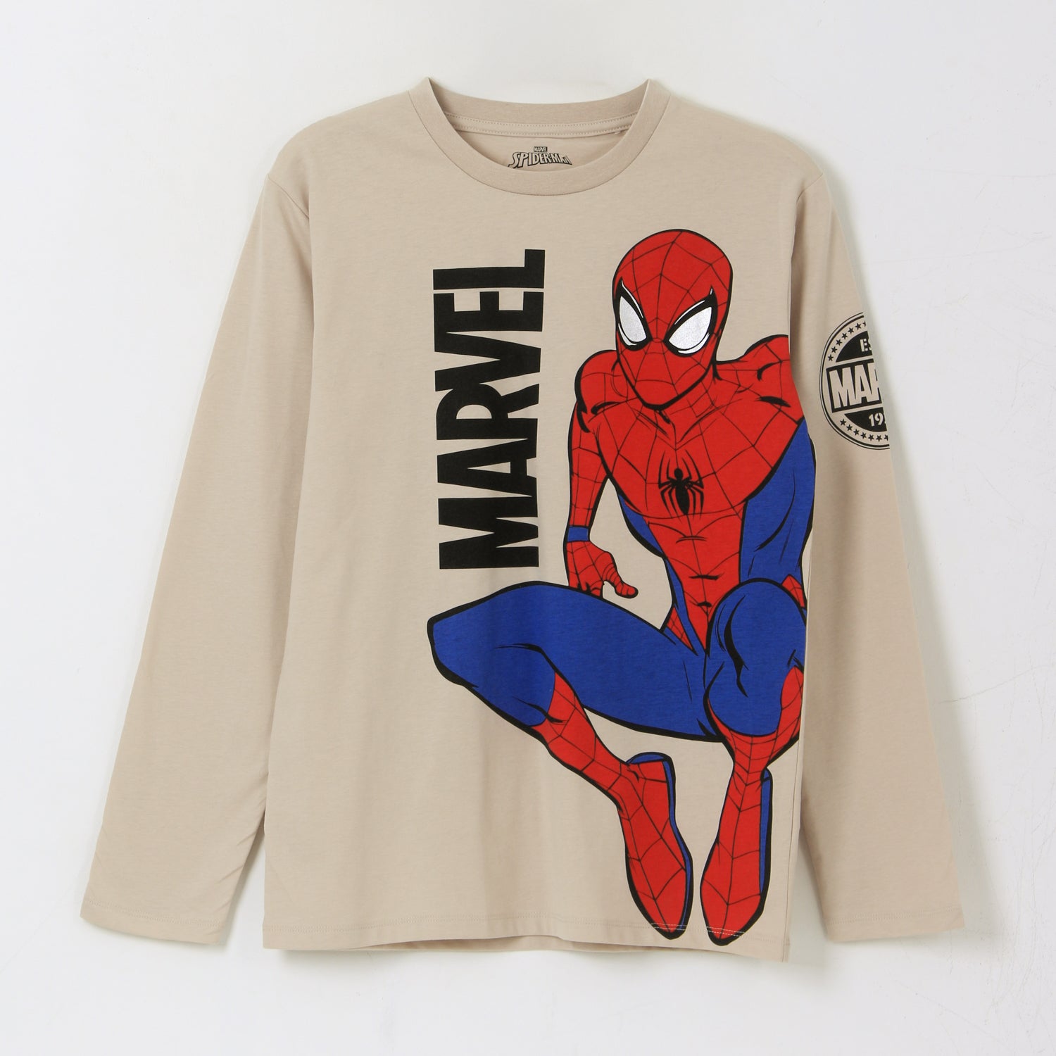 Polera Manga Larga Niño Spiderman Jump Blanco Marvel - Poleras Chile | The Brands Club cl