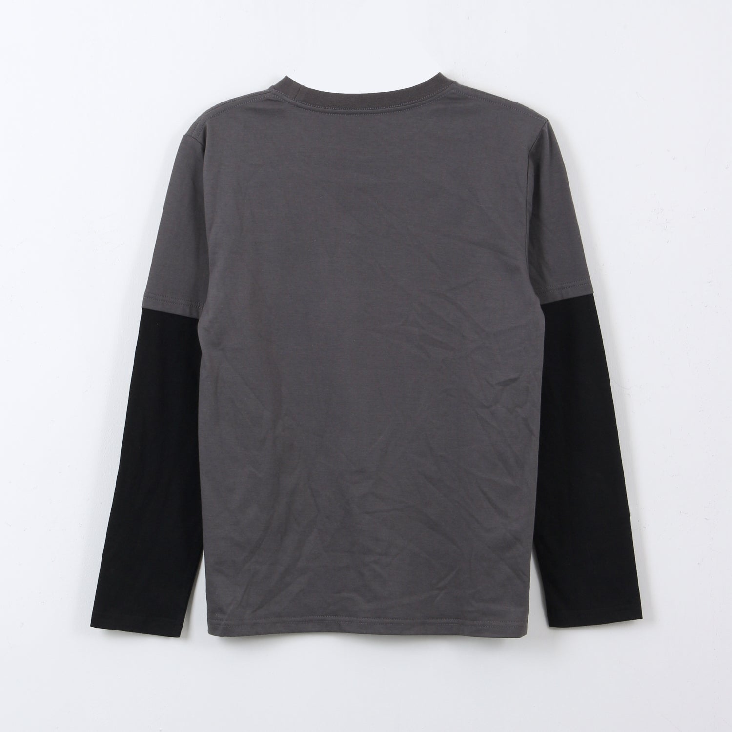 Polera Doble Manga Niño Spiderman Face Gris Marvel - Poleras Chile | The Brands Club cl