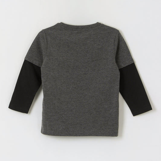 Polera Doble Manga Niño Team Spidey Gris Marvel - Poleras Chile | The Brands Club cl