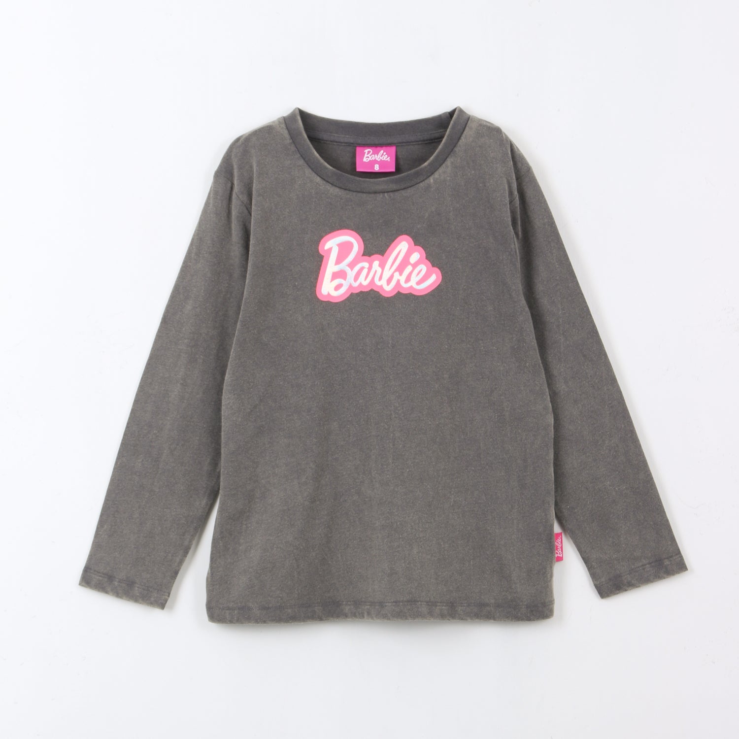 Polera Manga Larga Niña Logo Gris Barbie - Poleras Chile | The Brands Club cl