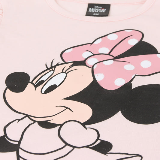 Polera Manga Larga Niña Vuelos Minnie Rosado Disney - Poleras Chile | The Brands Club cl