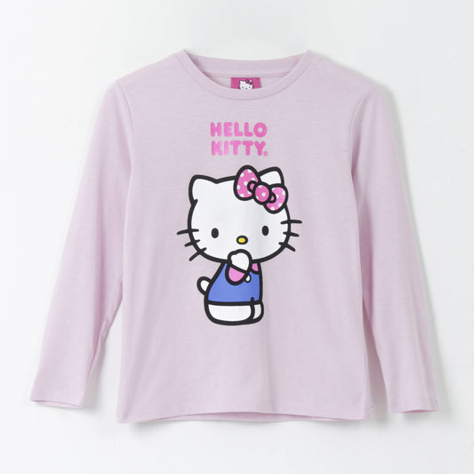 Polera Manga Larga Niña Personaje Blanco Hello Kitty - Poleras Chile | The Brands Club cl