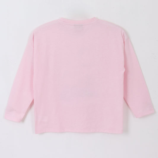 Polera Manga Larga Niña Diseño Mosaico Rosado Hello Kitty - Poleras Chile | The Brands Club cl