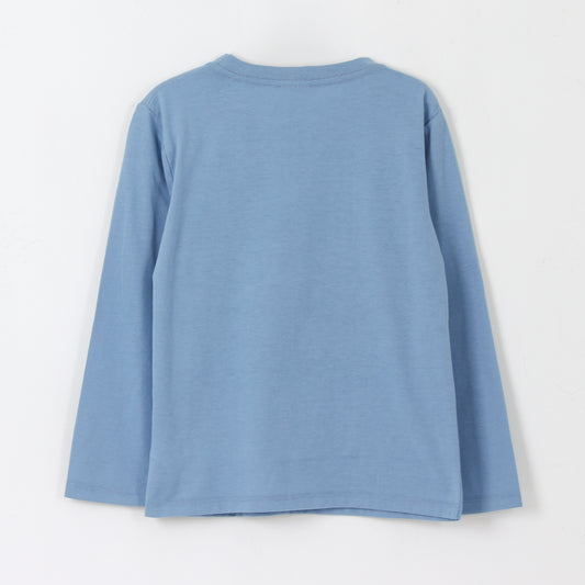 Polera Manga Larga Niña Guiño Lilo & Stitch Azul Disney - Poleras Chile | The Brands Club cl