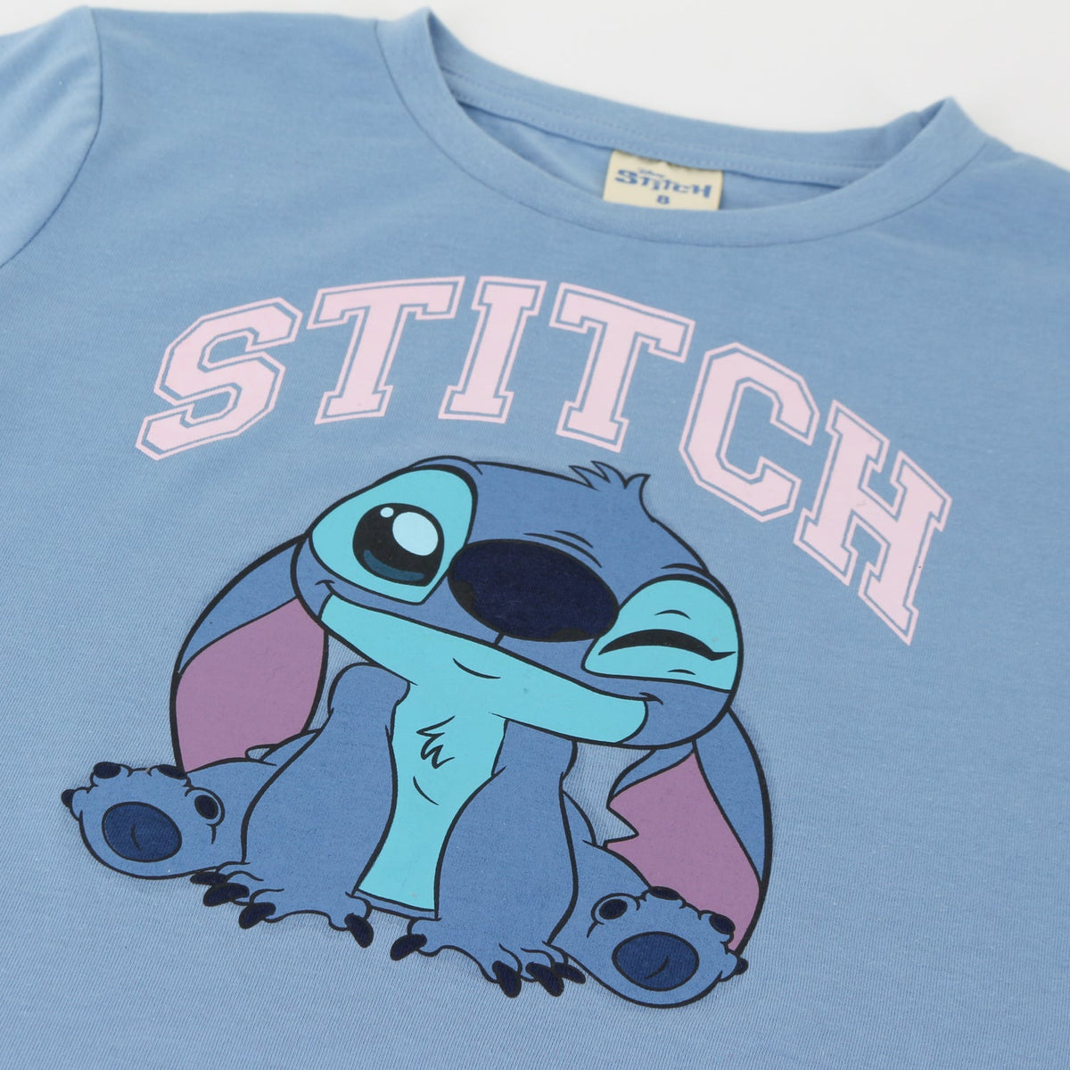 Polera Manga Larga Niña Guiño Lilo & Stitch Azul Disney - Poleras Chile | The Brands Club cl