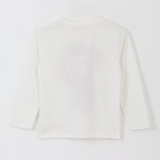 Polera Manga Larga Niña Angel Lilo & Stitch Blanco Disney - Poleras Chile | The Brands Club cl