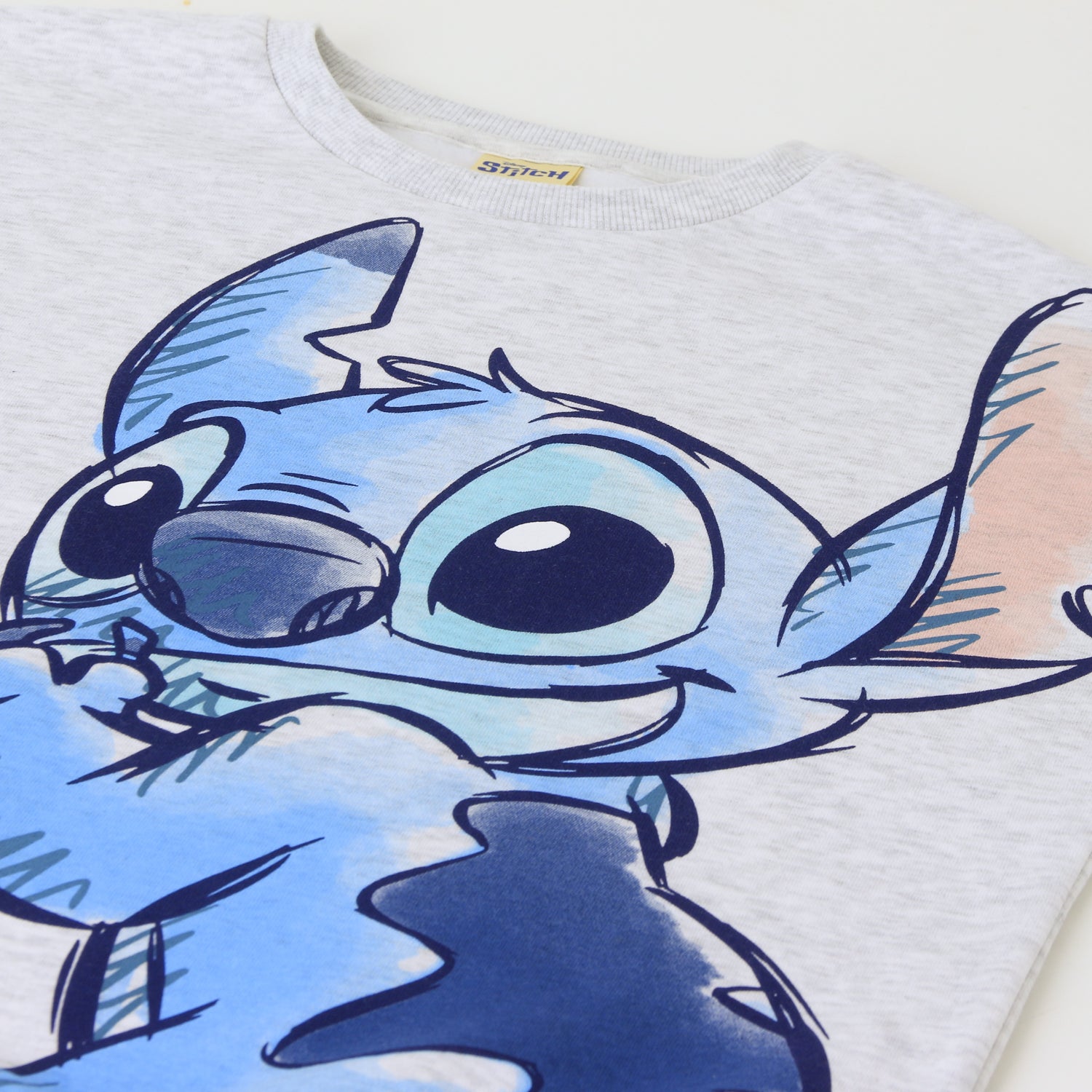 Polerón Cerrado Niña Personaje Lilo & Stitch Gris Disney - Polerones Chile | The Brands Club cl