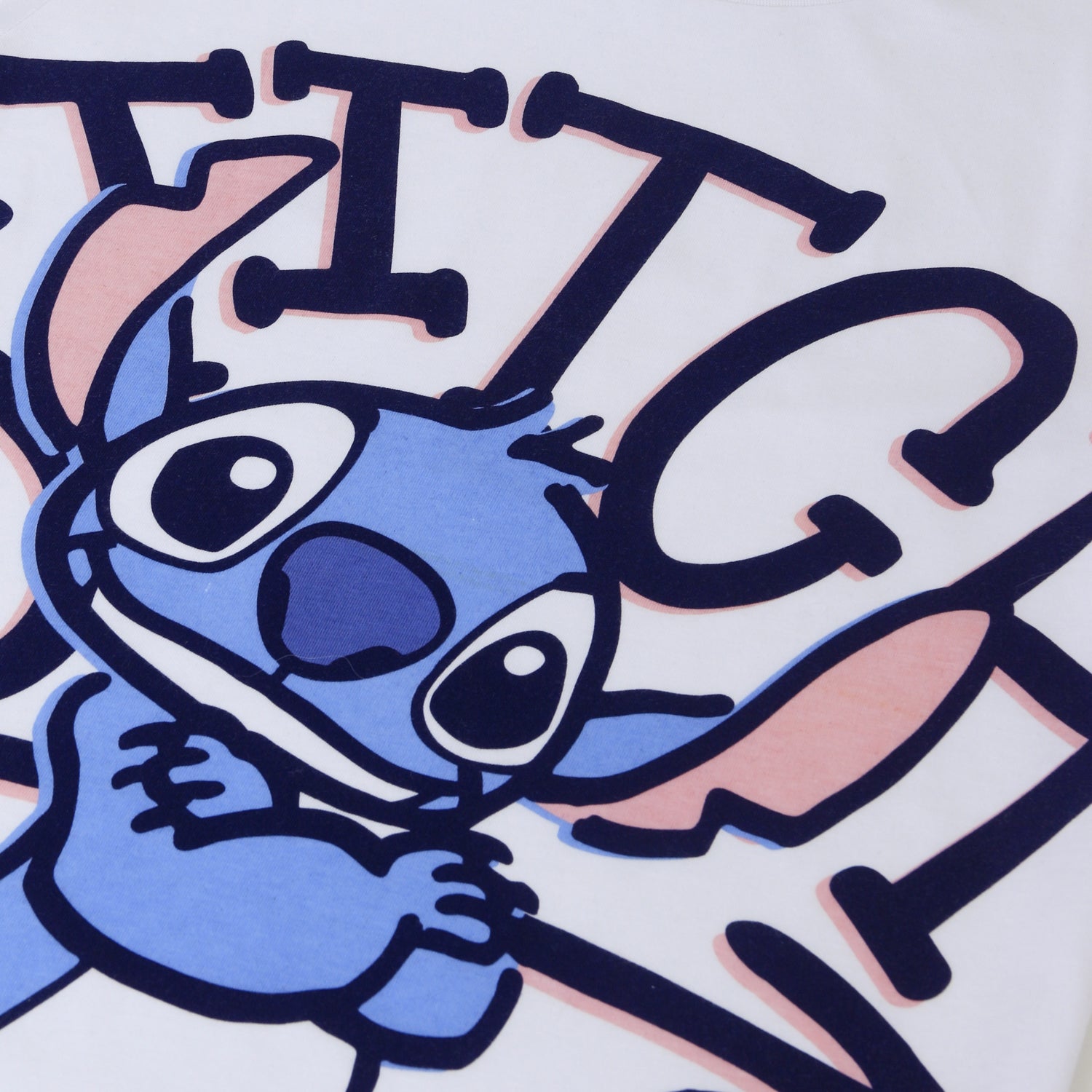 Polera Manga Larga Niña Lilo & Stitch Blanco Disney - Poleras Chile | The Brands Club cl