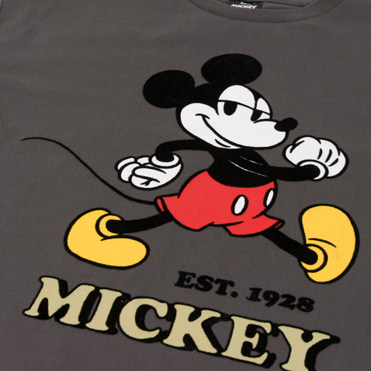 Polera Manga Larga Niño Est 1928 Mickey Gris Disney - Poleras Chile | The Brands Club cl
